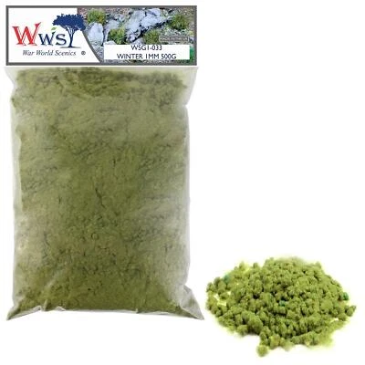 WWS | 1mm Winter Static Grass | CHOOSE SIZE |  Model Scenery Material - Image 1 of 4