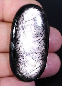 78 CT HUGE NATURAL FIRE LUCKY HYPERSTHENE OVAL CABOCHON PENDANT GEMSTONE EO-239