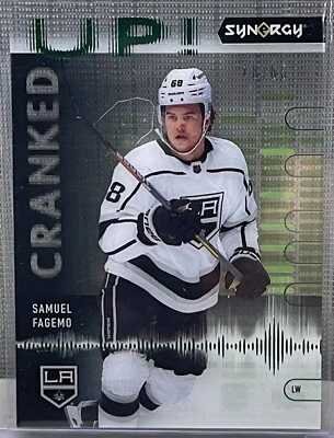 2022-23 UD Synergy Hockey Cranked Up Green SAMUEL FAGEMO (RC) - 18/65 - Image 1 of 3