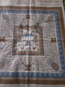 Tessuto 2 Pannelli Cuscino o Trapunta Country Classics 17 L X 16 1/2 W Multicolore - Foto 1 di 4