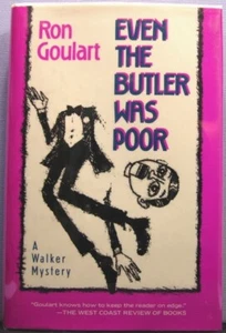 Goulart, Ron - Even the Butler was Poor HCDJ 1st Edition 1990 Fine - Picture 1 of 3