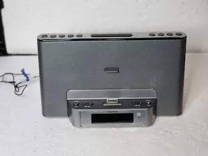 Sony Icf-cs15ip Personal Speaker Dock Clock Radio for iPod & iPhone No Remote - Picture 1 of 5