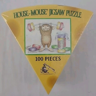 奶酪拼图 Ceaco 100 件楔形鼠标举重强力密封 — 第 1/4 张图片