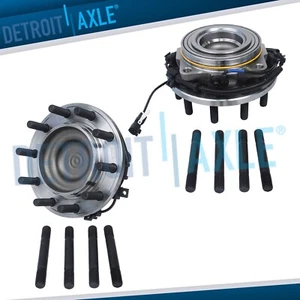 2WD Pair Front Wheel Bearings and Hubs 2011 - 2016 Ford F-450 F-550 Super Duty - Picture 1 of 8