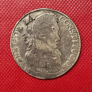 1830 JL Bolivia 4 Soles KM#96a Silver Coin Llama (B) - Picture 1 of 2