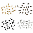 Trimits Leather Crimps Flat Cord Ends Clasp Jewellery Making Pack Of 20
