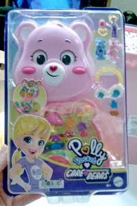 Polly Pocket & Care Bears Playset Compact Dolls & Accessories Playset New - Picture 1 of 14