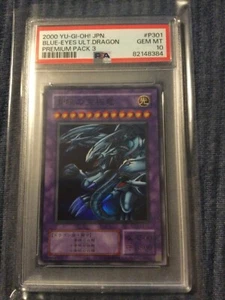 2000 YU-GI-OH blue Eyes Ultimate Dragon P301 Japanese PSA 10 GEM MINT - Picture 1 of 2