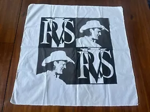 Ricky Van Shelton Bandana Handkerchief 1993 Vintage - Picture 1 of 4