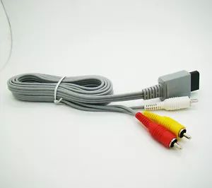 OFFICIAL NINTENDO Wii TV AV RCA SCART COMPOSITE LEAD CABLE - Picture 1 of 1