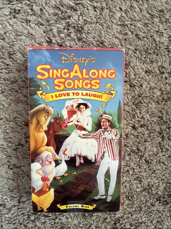 Disney's Sing Along Songs "I Love to Laugh" Volume 9 Mary Poppins VHS Tape - Image 1 of 1