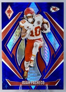2024 Panini Phoenix Isiah Pacheco Blue Hyper /70 Kansas City Chiefs #67 - Picture 1 of 4