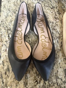 Sam Edelman spitz zulaufende Ballerinas, Größe 10 schwarz - Bild 1 von 3