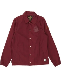 Chaqueta de bombardero gráfica ELEMENT para hombre UK 38 mediana borgoña poliéster BW15 - Imagen 1 de 3