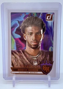 2025 Panini Donruss Football Shedeur Sanders #RGK-SSS Rookie Gridiron Kings RC - Picture 1 of 2