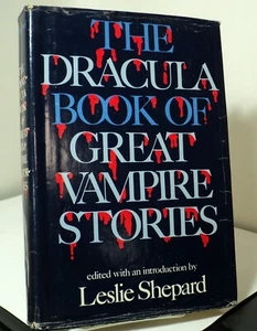 The Dracula Book of Great Vampire Stories edited by Leslie Shepard - ex-library - Picture 1 of 3