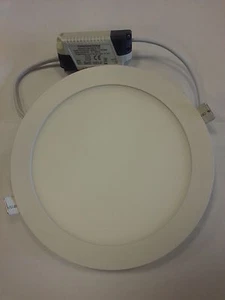 PANEL DE ILUMINACIÓN EMPOTRADO LED TECHO ABAJO LUZ ULTRADELGADA REDONDA 6W 12W 18W - Imagen 1 de 6