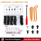 105 PCS Box Set Bumper Fender Push Type Retainer Clips with Tool for GM and GMC