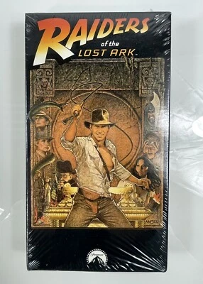 Sealed 1989 Paramount Raiders of the Lost Ark Indiana Jones  VHS Tape - Image 1 of 4