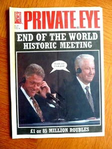 PRIVATE EYE Magazine 4th September 1998 CLINTON & YELTSIN On Cover - Picture 1 of 1