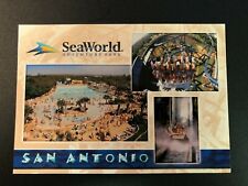 SeaWorld San Antonio, Texas Postcard Vintage 1990s Adventure Park Souvenir TX 