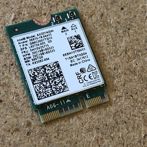 Intel AX201NGW Wifi6 Card 2.4Gbps for Lenovo ideapad Flex 5-15 3-15 5W10V25775 - Picture 1 of 3
