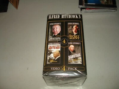 Albert Hitchcock’s Video 4 Pack (VHS 2000) Brand New, Sealed - Image 1 of 4