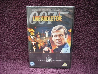 James Bond 007 Live And Let Die DVD (1973) Roger Moore, Brand New and Sealed. - Image 1 of 2