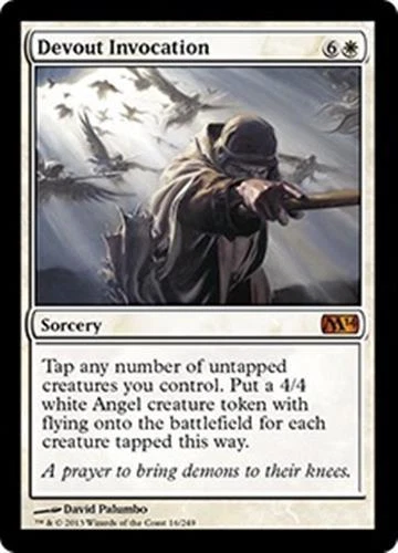 MTG - DEVOUT INVOCATION - M14/Core Set 2014 (M) - Image 1 of 1