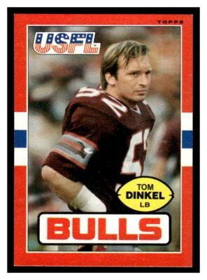 Topps USFL #50 Tom Dinkel SC6-01 - Image 1 of 2