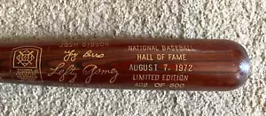 1972 Baseball HOF Brown Induction Bat - Koufax, Berra, Wynn, Leonard - Picture 1 of 7