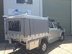 Mitsubishi Triton Canvas Ute Canopy - HARD TOP CHECKERPLATE ROOF ONLY (DUAL CAB) - Picture 1 of 5
