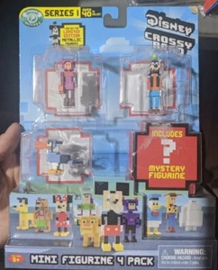 Disney Crossy Road Goofy , Zaru, Honey Lemon Supersuit 4 PK Collectible Figures - Picture 1 of 2