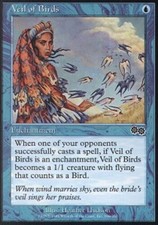 Veil of Birds Urza's Saga 2x - Lightly Played, English MTG Magic
