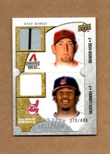 2009 Upper Deck Ballpark Collection #193 Fausto Carmona Brandon Webb 379/400