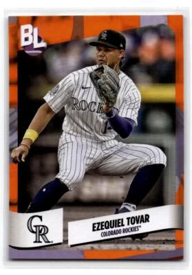 2024 Topps Big League #63 Ezequiel Tovar Electric Orange - Image 1 of 2