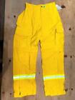 Crew Boss Nomex Wildland Fire Fighting Pants S30 Yellow Reflective 28X30 (G8)