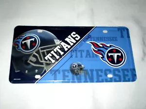 TENNESSEE TITANS METAL LICENSE PLATE #12 - NEW - Picture 1 of 1