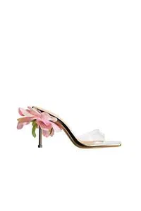 Magda Butrym X H&M - ROSE APPLIQUE TRANSPARENT STRAP MULES - 3 / 36 - NEW HM NWT - Picture 1 of 1