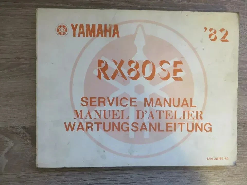 Yamaha Wartungsanleitung RX80 SE ´82 12N service manual manuel D`Atelier - Bild 1 von 1