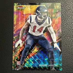 KAMARI LASSITER 2024 TOPPS FINEST ROOKIE OIL SPILL GEOMETRIC RC /20 MINT! - Picture 1 of 10