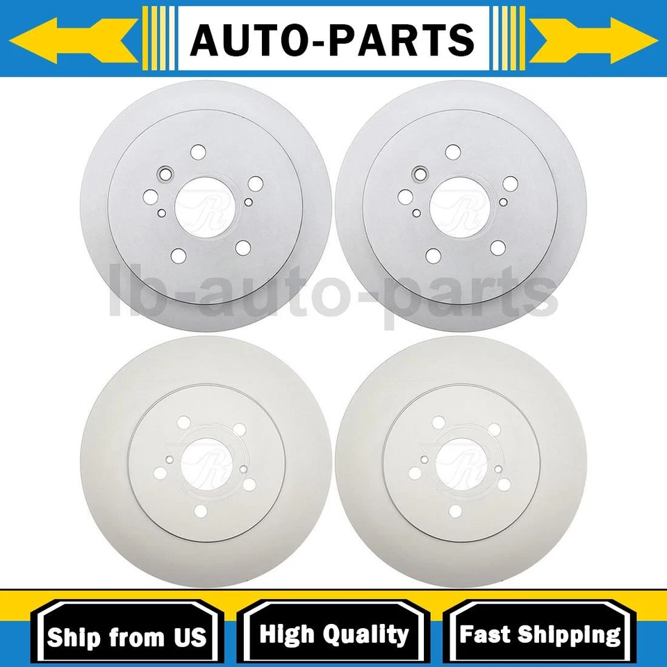 Rotor de freno de disco delantero trasero 4x para Lexus RX400h 2006-2008 3,3 L Foto 1 de 4