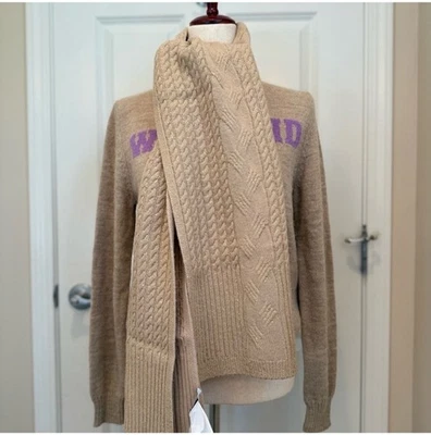 NWOT Marella by Max Mara Label-cut 100% Wool Scarf Size: OS Fall/Winter/Holiday - Image 1 of 4