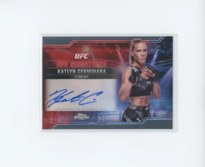 2025 Topps Chrome UFC Katlyn Cerminara #SIG-KC UFC Signatures Auto Autograph - Picture 1 of 2
