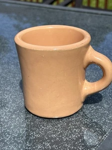 Vtg Santa Anita Ware California Coffee Cup Mug Peach/Tan Color Rare No Chip - Picture 1 of 6