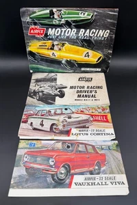 Job Lot Vintage Airfix Motor Racing 1/32 Instruction Manuals & Driver’s Guides - Picture 1 of 12