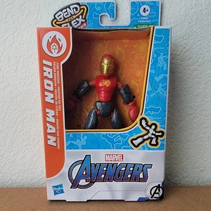 Marvel Avengers Bend and Flex Missions IRON MAN - Fire Mission NIB - Picture 1 of 5