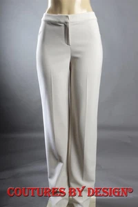 Pantalones St John Knits Marocaín Crepé Sin Dobladillo Lino Talla 4 Nuevos con Etiquetas Precio de venta sugerido por el fabricante $395 - Imagen 1 de 2