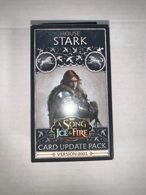 A Song of Ice and Fire miniatures game - House Stark Card Update Pack Brand New - Image 1 of 2
