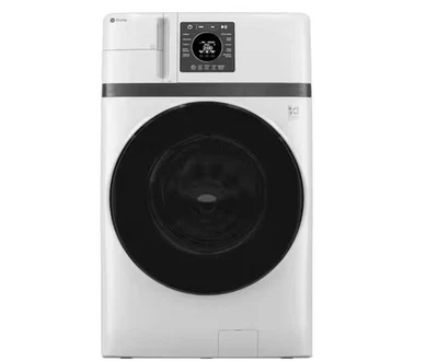 GE Profile 4.6 cu. ft. Smart Electric Washer and Dryer Combo - PFQ83HSHWWW - Image 1 of 4